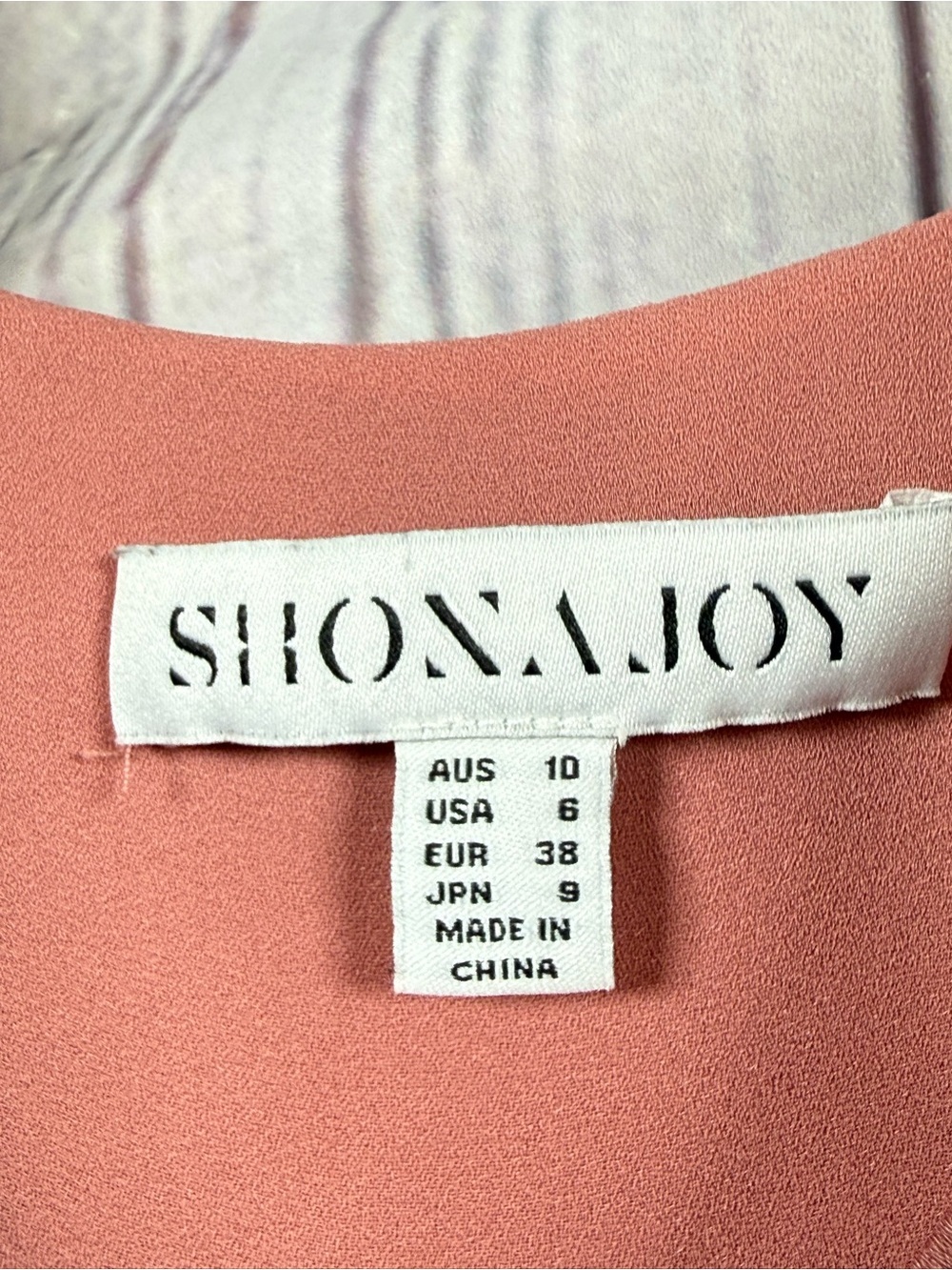 Shona Joy Dusty Rose Ruffle Wrap Maxi Dress Size 6 - Picture 3 of 8